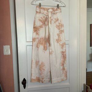 Custom Dyed Zara Wide Leg Pants - Size XS